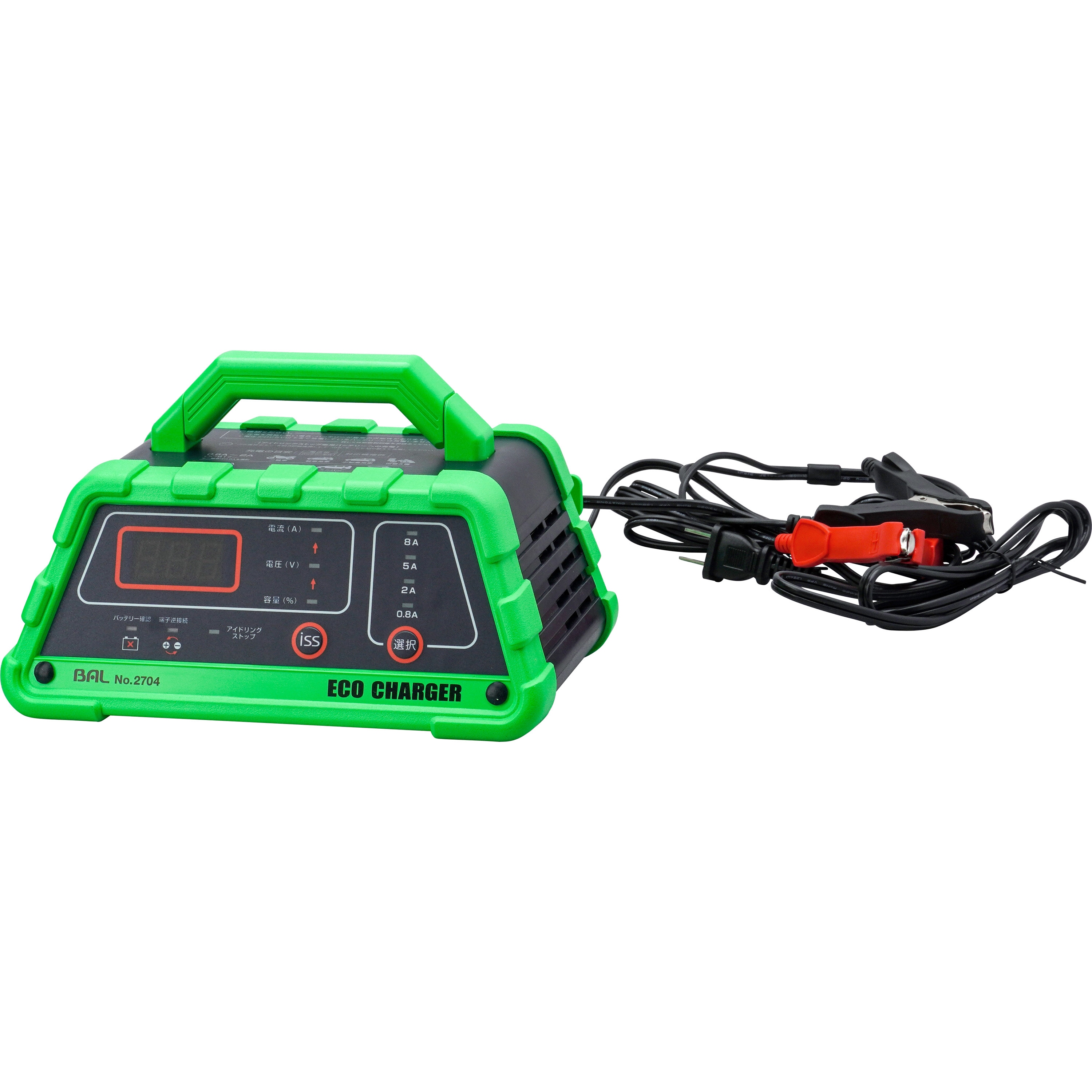 No.2704 12Vバッテリー専用充電器 ECO CHARGER 1台 大橋産業(BAL) 【通販モノタロウ】