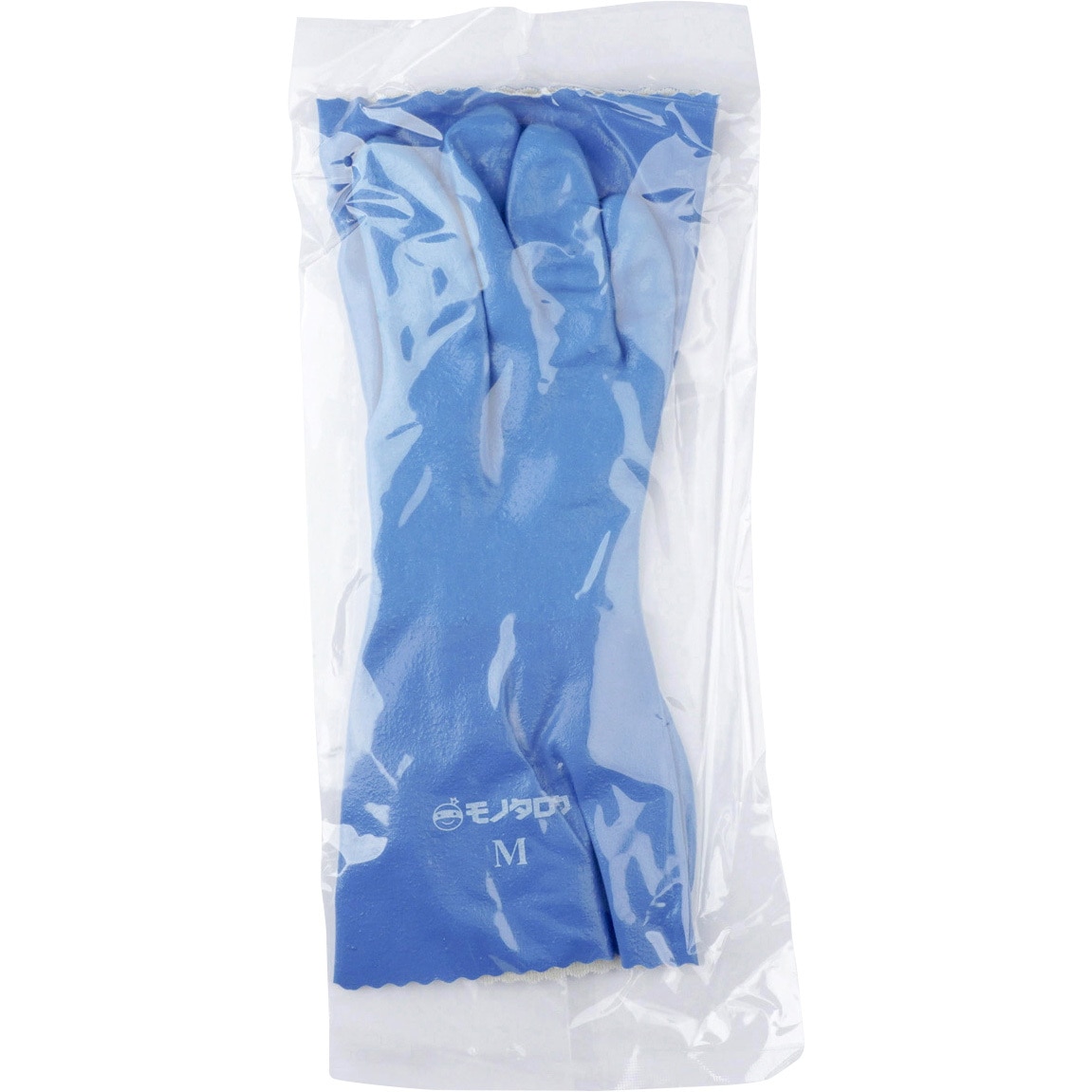 ニトリルゴム手袋 厚手 ロングタイプ モノタロウ 耐油・耐薬品 厚さ0.9