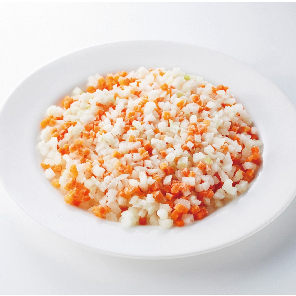冷凍]国産玉ねぎにんじんのみじん切りミックス 1セット(250g×4袋