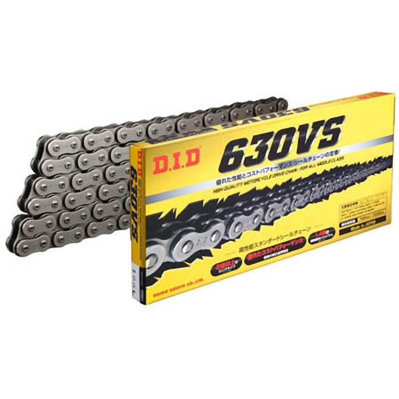 DID ダイドー SUPERノンシールチェーン 520NZ スチール 軽圧入