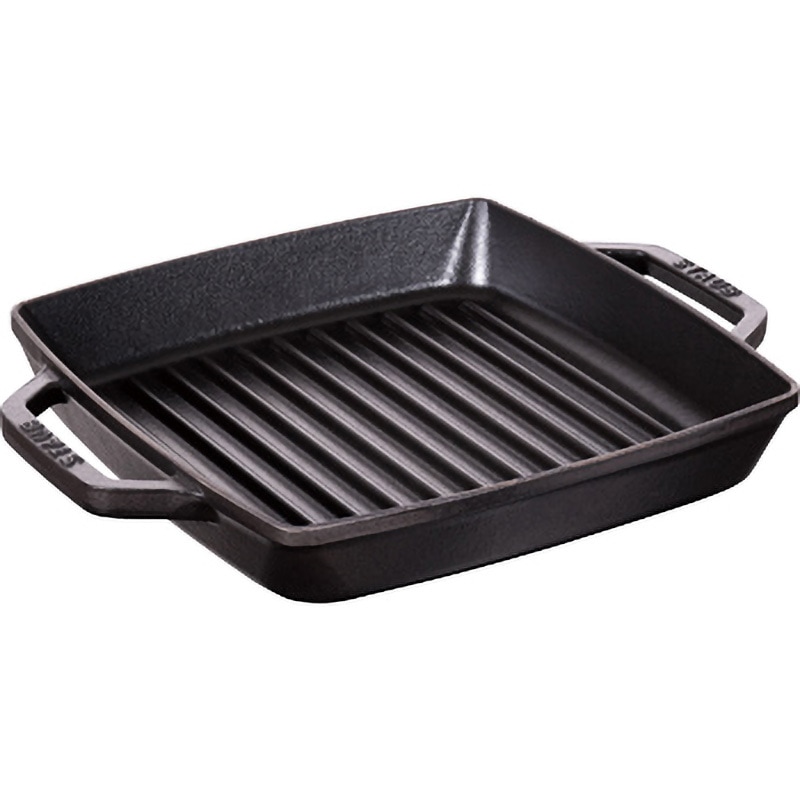 40511-683 ストウブ ピュアグリル スクエア STAUB(ストウブ) ブラック色 サイズ28cm  40511-683
