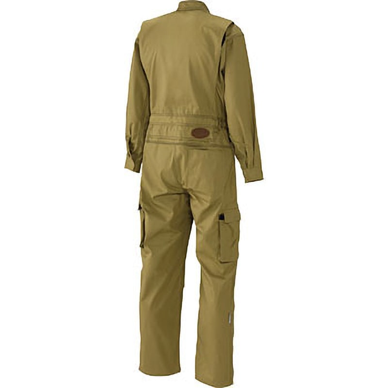 LSS〜3L SUNDISC サンディスク 日の丸繊維 つなぎ服 作業着 ストレッチバイカラーツナギ SD-4300 日の丸繊維 ツナギ服 602 マスタード 3Lサイズ