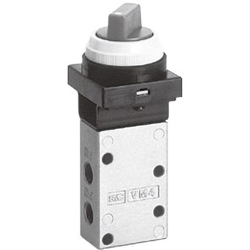 VM430-F01-34B 2・3ポートメカニカルバルブ VMシリーズ SMC 空気および不活性ガス用 管接続口径G1/8  VM430-F01-34B