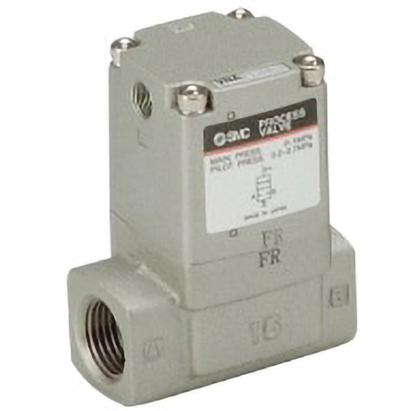 VNA103B-8A プロセスバルブ (VNA10～) SMC 2ポート C.O. FKMシール 管接続口径(8A) 1/4