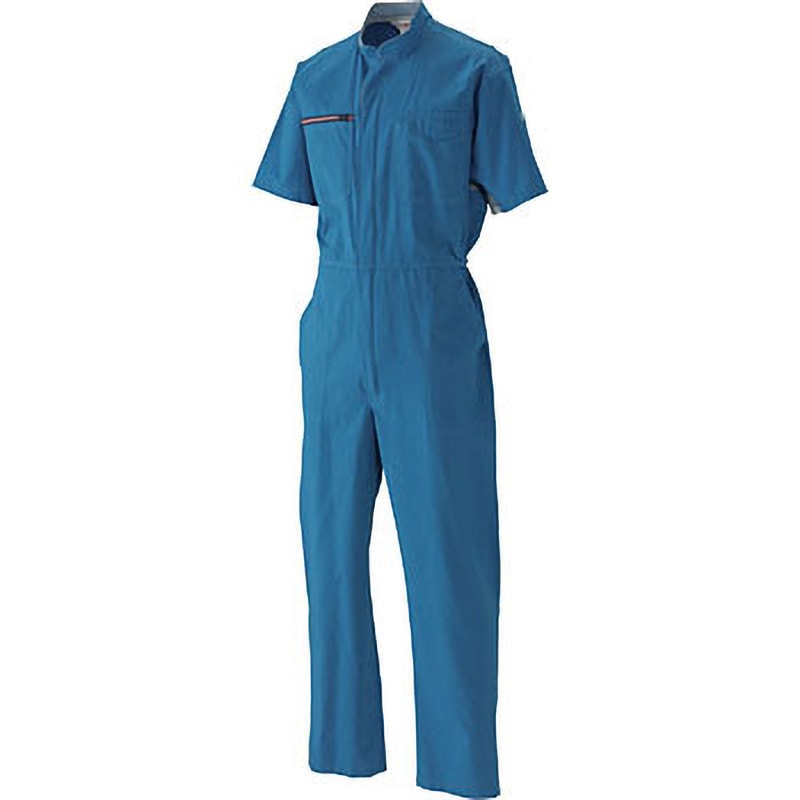 #6710 半袖続服 SunDisk(ソルディ) 通気性機能 ミッドナイトブルー色 サイズ3L袖丈25cm