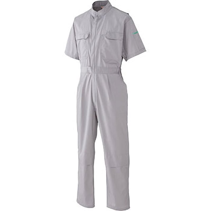 #7140 半袖続服 SunDisk(ソルディ) グレー色 サイズL袖丈24cm
