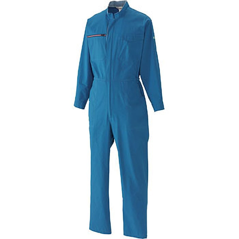 続服 ポリエステル65％・綿35％ グレー M 日の丸繊維 (65-1704-55) 七分袖続服 ポリエステル65％・綿35％ グレー 4L 日の丸繊維 (65-