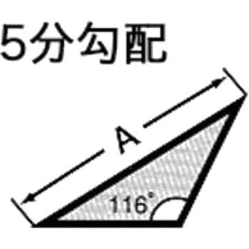 2023春夏新色 乾産業 テーパー面木 KM350 (3分 (3分 勾配・面50) L=2M