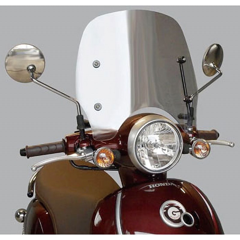 GN-03 ウインドシールド(GN-03) af(旭風防) 樹脂 クリアー色 適合車種ジョルノ(JBH-AF77)