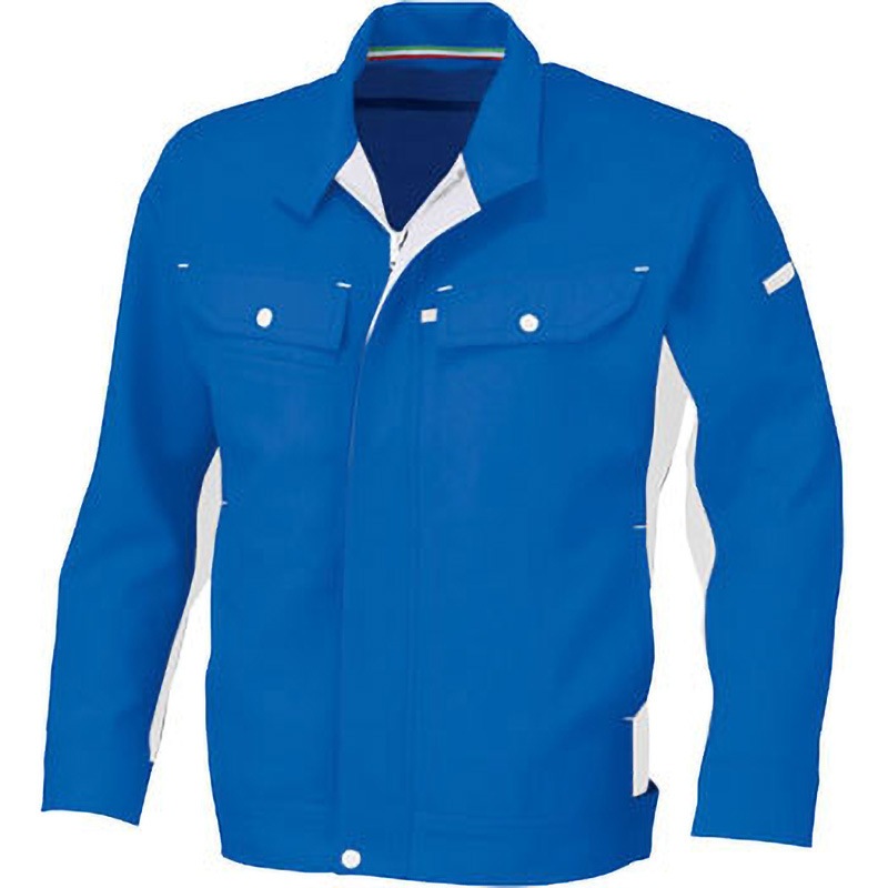 A-5170 ブルゾン A-5170 コーコス信岡 名入れ可 混率(%):ポリエステル90・綿10 交織裏綿ツイル ブルー色 M着丈64cm 5,161円