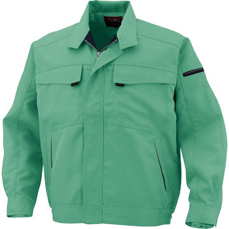 A-4460 ブルゾン A-4460 コーコス信岡 名入れ可 エコ ツイル グリーン色 SS着丈60cm