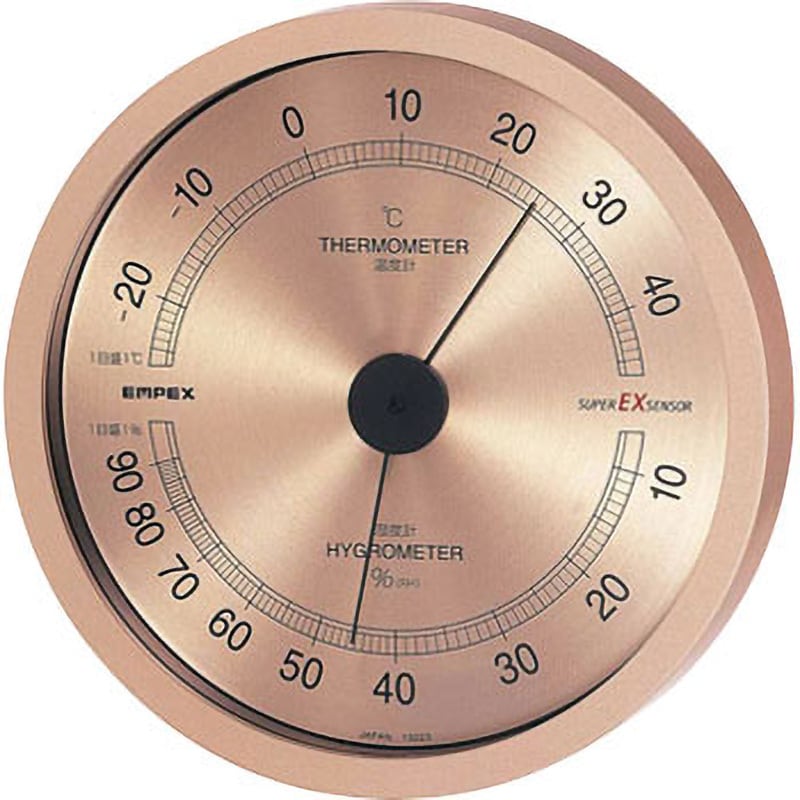 エンペックス気象計 温度湿度計 スーパーEXギャラリー 温度 湿度 時計