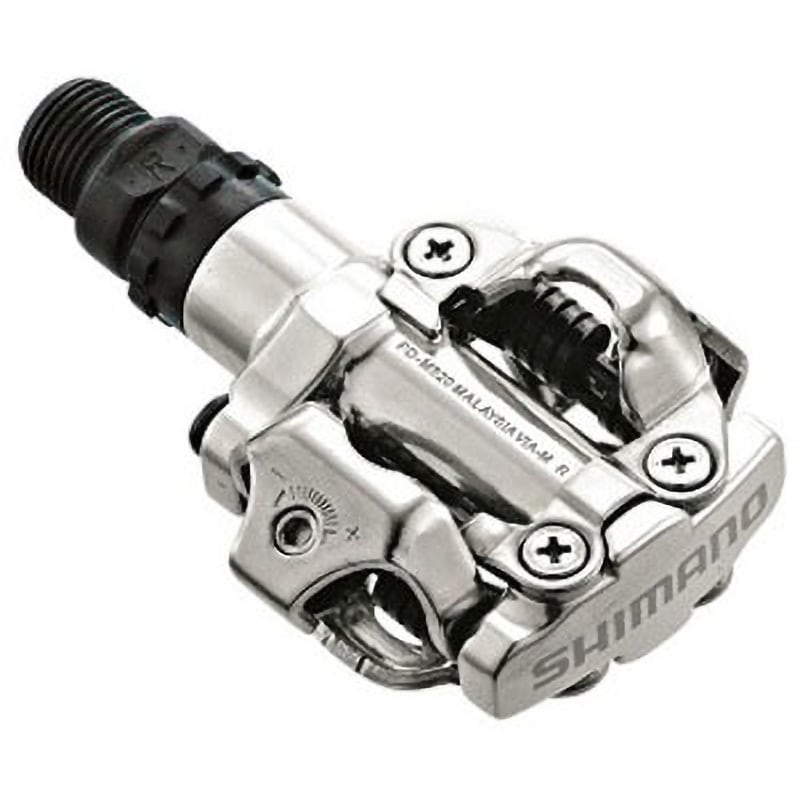 SHIMANO(シマノ) 両面SPDペダル PD-M520 シルバー EPDM520S(未使用品) EPDM520S PD-M520 1セット SHIMANO(シマノ) 【通販モノタロウ】
