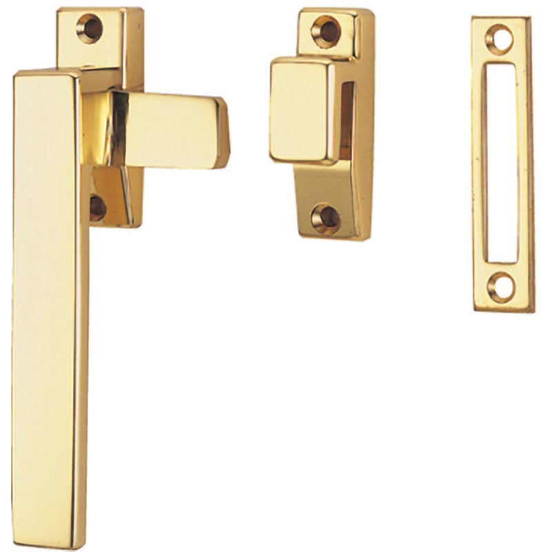 #1485-2-2 1485 窓締 左勝手用 黄銅磨き 1個 BEST[金物] 【通販モノタロウ】 8,446円