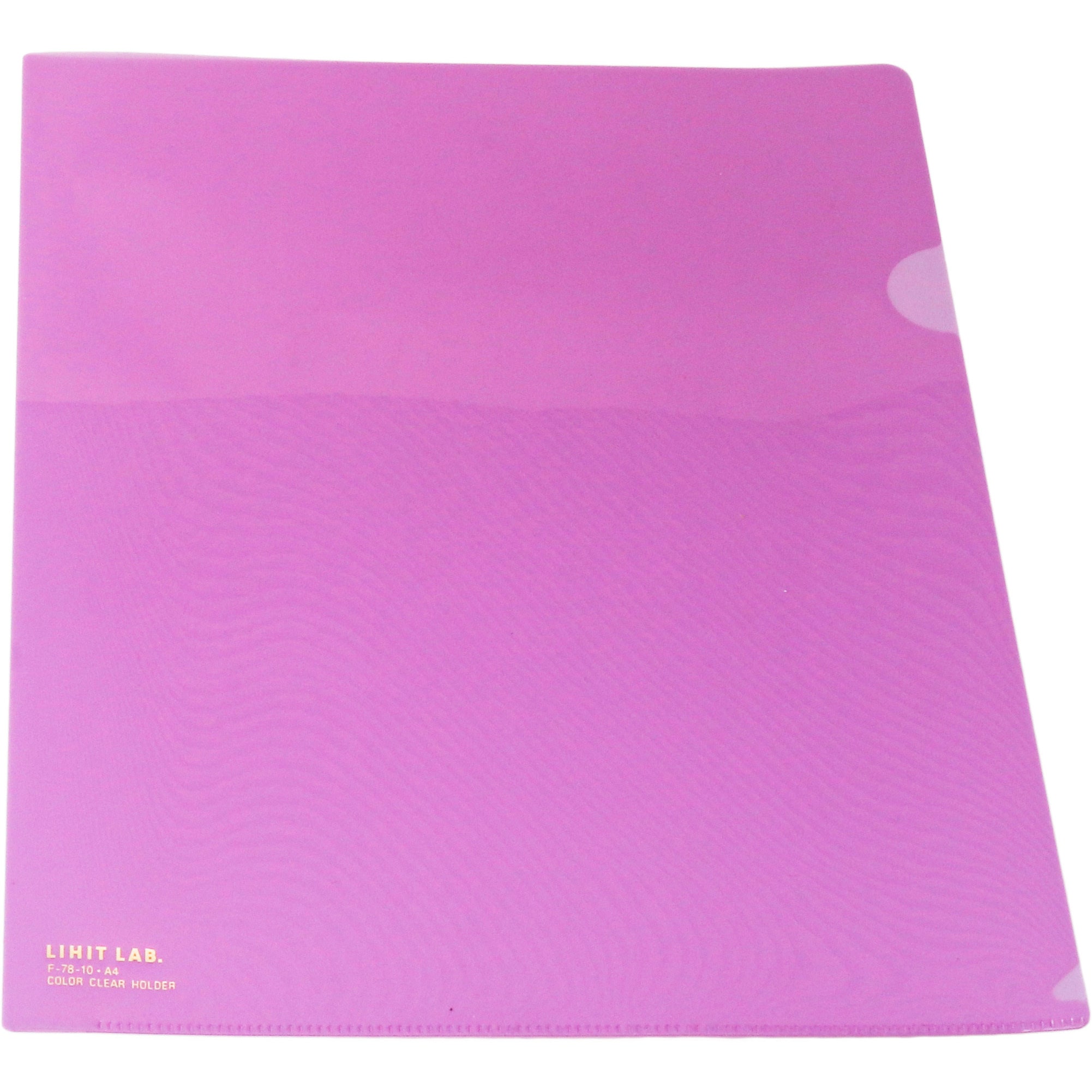 リヒトラブ カラークリヤーホルダー A4 ブラック F-78-24 1セット（50枚）