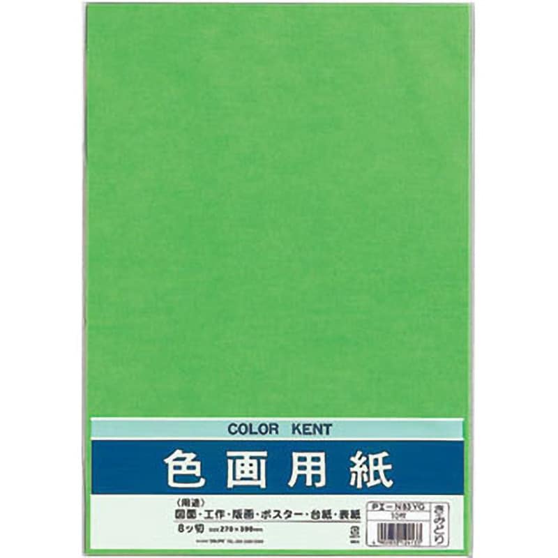 Pエ-N83YG 色画用紙 1パック(10枚) マルアイ 【通販サイトMonotaRO】