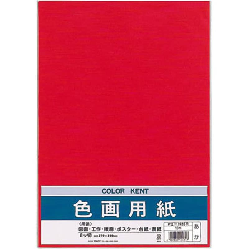 Pエ-N85R 色画用紙 1パック(10枚) マルアイ 【通販サイトMonotaRO】