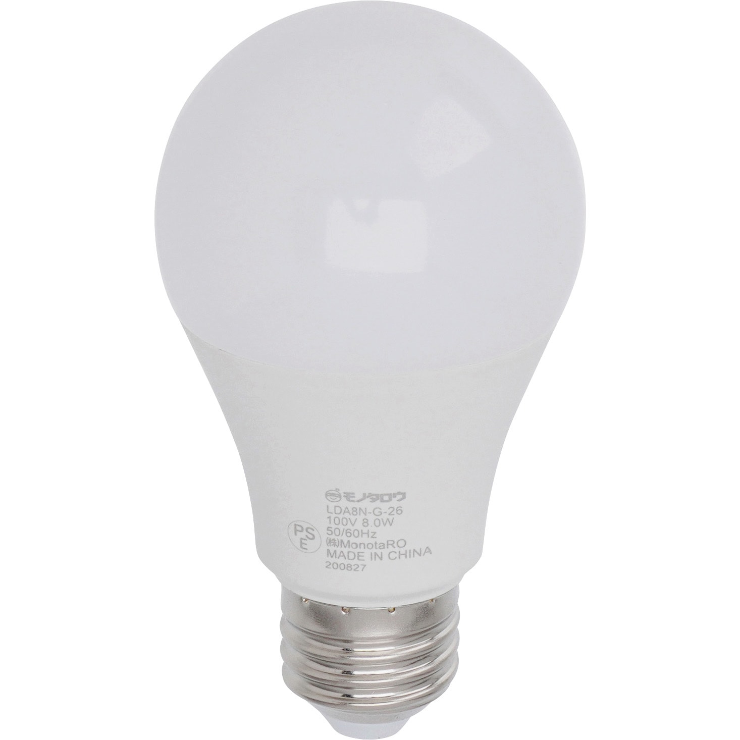 LDA8N-G-26 LED電球 広配光タイプ 60W相当 1個 モノタロウ