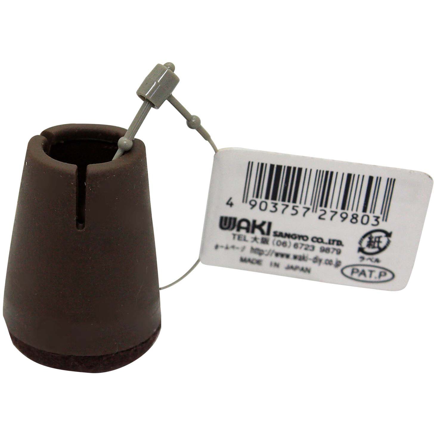 BC-721 ワイドフェルトキャップスリム WAKI(和気産業) 濃茶色