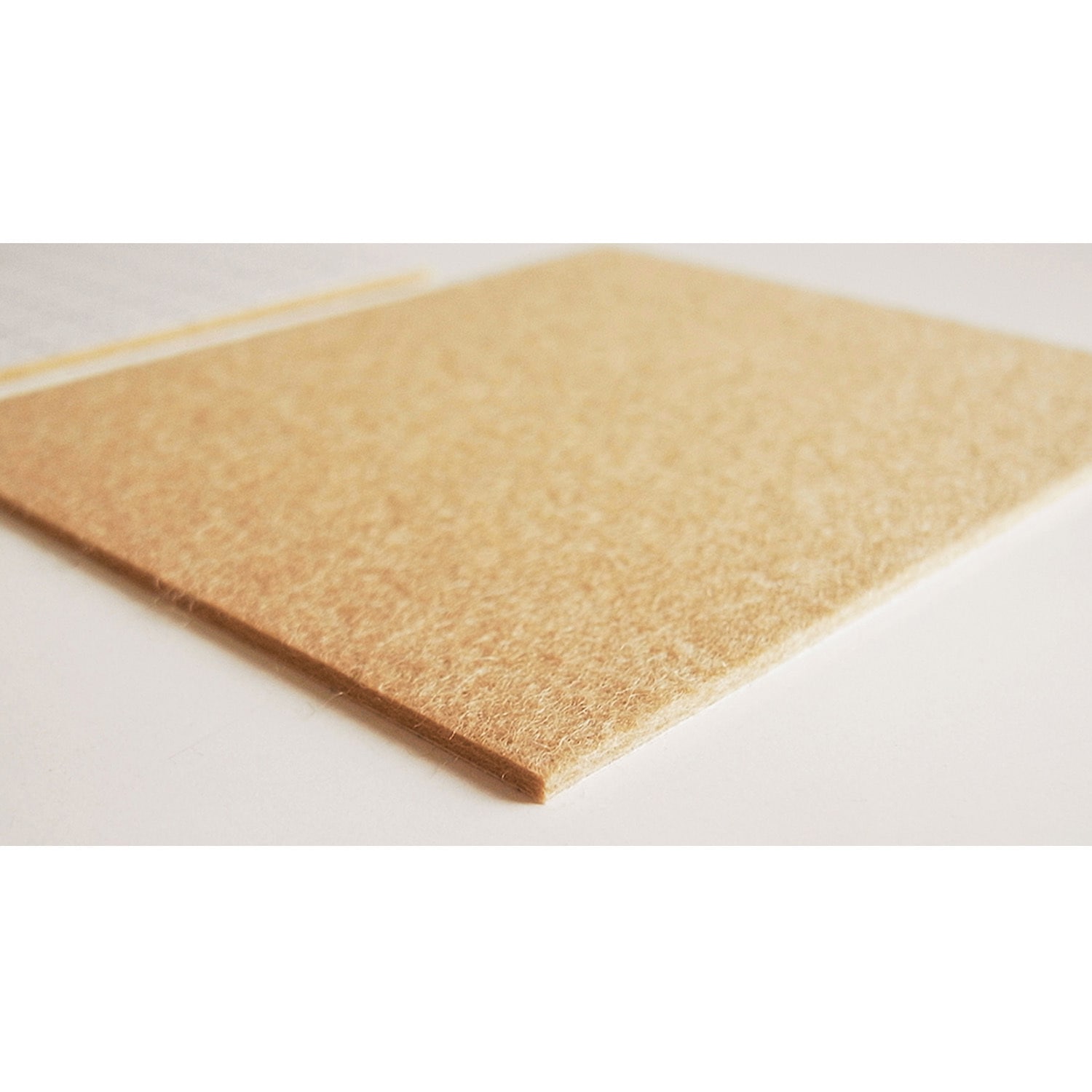 フェルト FU-634 フェルトシート フリーサイズ WAKI 薄茶色 1袋(2枚) FU