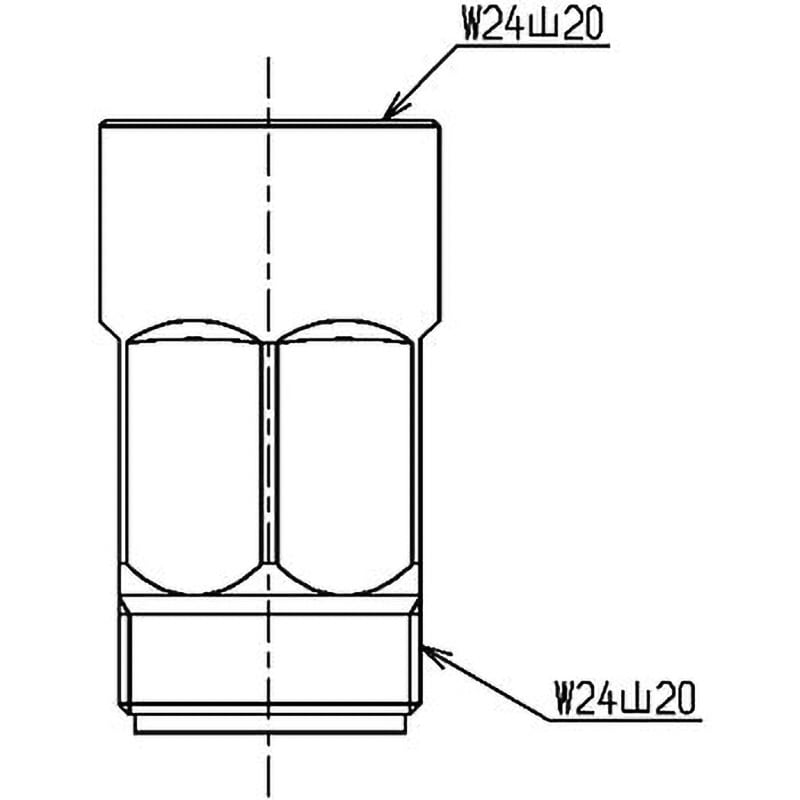 THJ6R 調圧弁(クリックシャワー用) TOTO 工具掛かり六面仕様 THJ6R - 【通販モノタロウ】