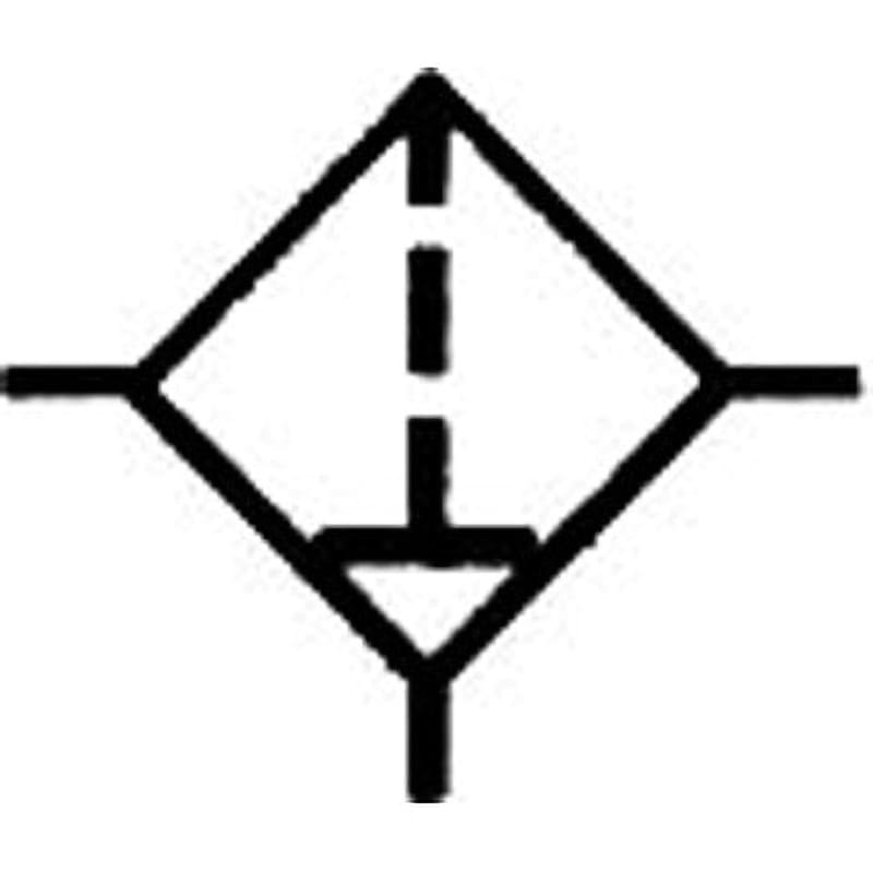 F-04 エアフィルタ セミオートドレン モノタロウ ねじの種類PT