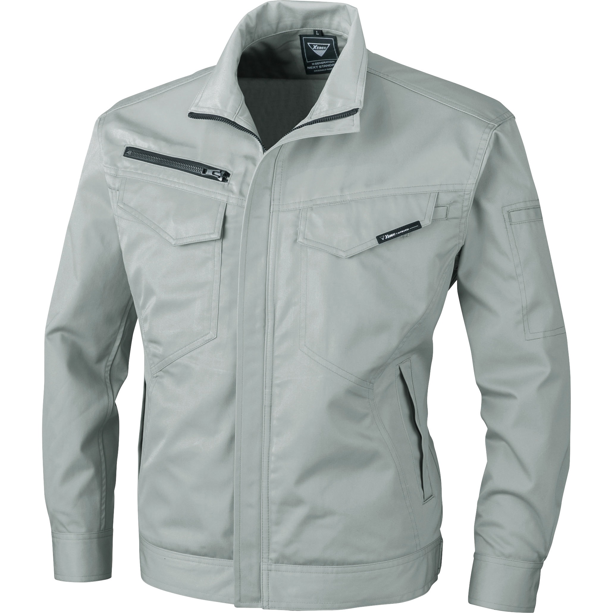 1680 ブルゾン 1680 ジーベック 混率(%):ポリエステル65・綿35 ツイル モスグリーン色 5L着丈71cm 5,598円