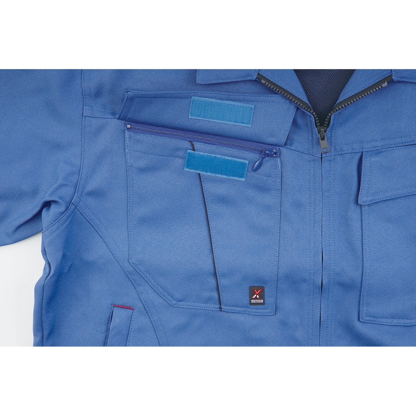 1600 トリプルファイブブルゾン 1600 ジーベック 混率(%):ポリエステル90・綿10 裏綿ツイル シルバーグレー色 M着丈63cm