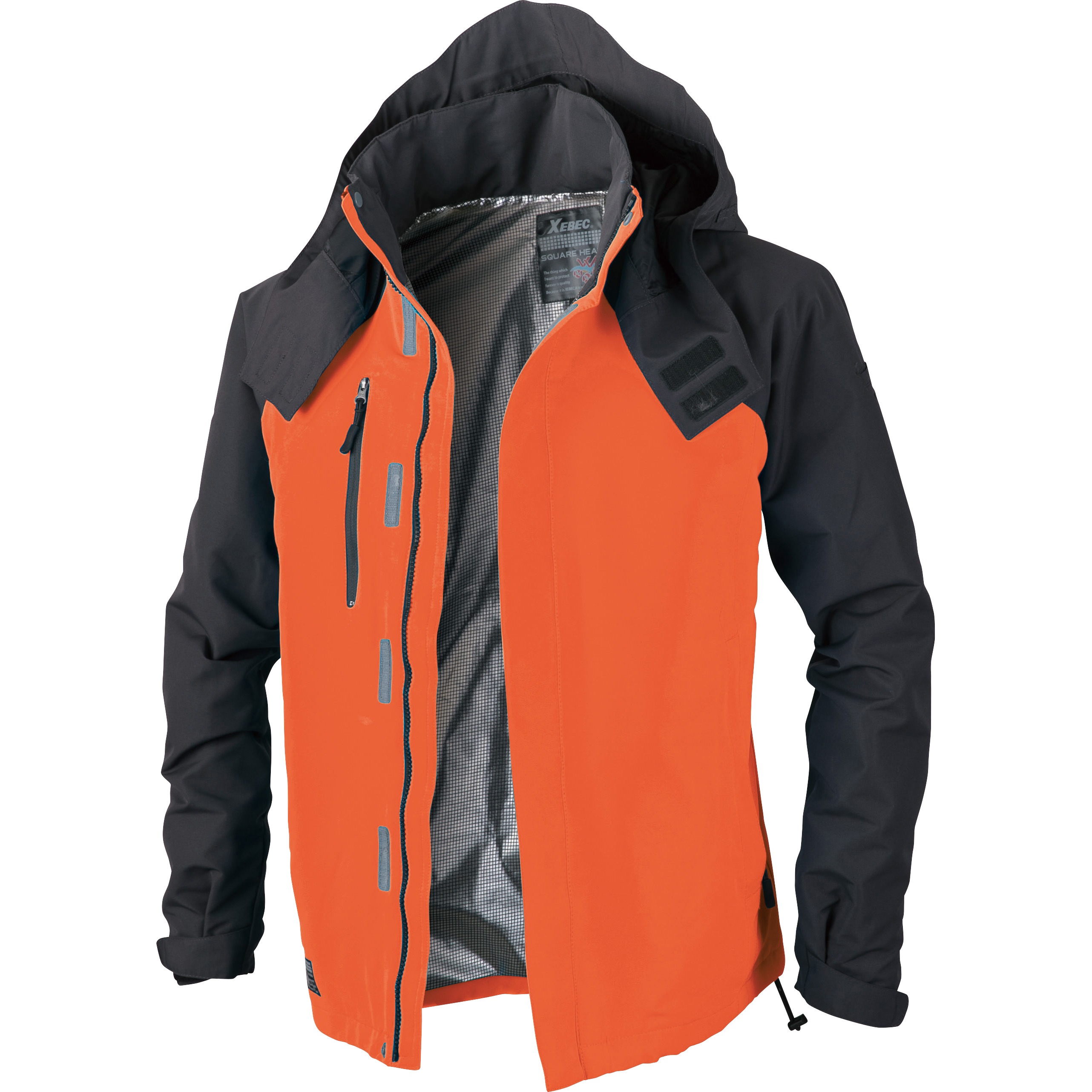 232 アルミ蓄熱ブルゾン 232 ジーベック オレンジ色 L - 【通販