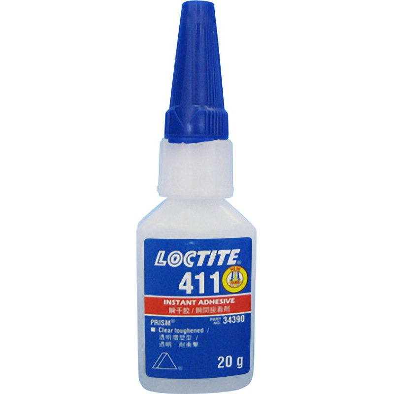 LOCTITE高機能瞬間接着剤411 LOCTITE(ロックタイト/ヘンケル) 耐衝撃
