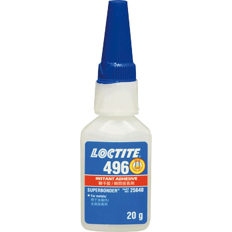 25640 LOCTITE強力瞬間接着剤496 1箱(10本×20g) LOCTITE(ロックタイト/ヘンケル) 【通販モノタロウ】