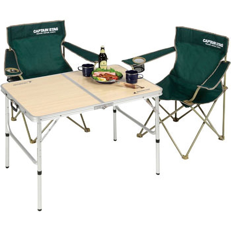 UC-517 ジャストサイズ ラウンジチェアで食事がしやすいテーブル 1個 CAPTAIN STAG 【通販モノタロウ】