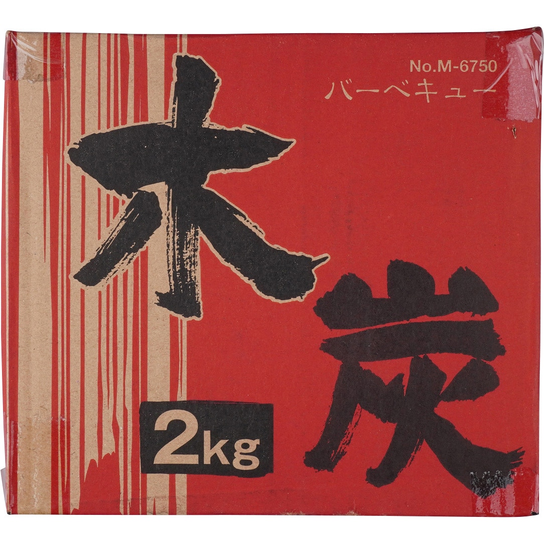 M-6750 バーベキュー木炭 1箱(2kg) CAPTAIN STAG 【通販モノタロウ】