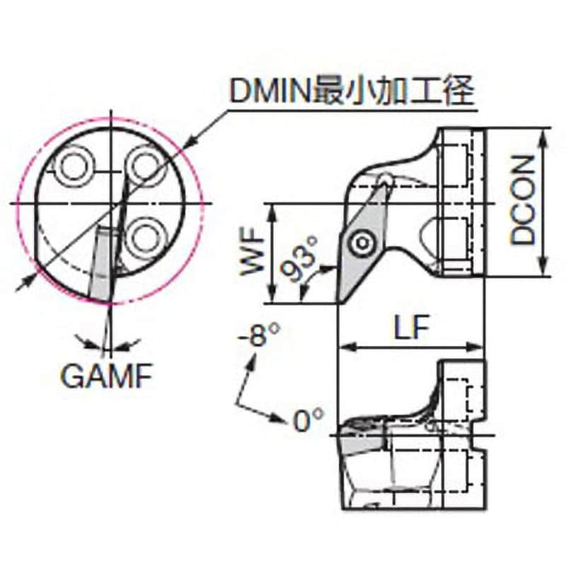 SDB32-SVUBR1604-40 内径旋削用 スマートダンパー 交換式ヘッド SDB32-SVUBR1604-40 内径旋削用 スマートダンパー 交換式ヘッド