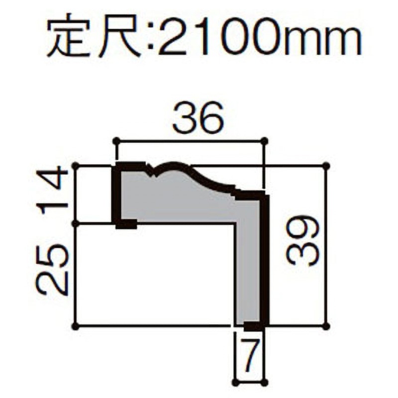 LL-5032-MBJM ケーシング装飾タイプ TOSTEM(LIXIL) 長さ2100mm 1個 LL-5032-MBJM