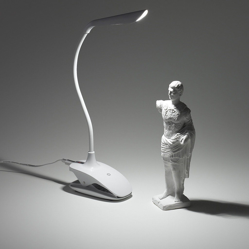 まとめ） ヤザワ LEDフレキシブルクリップライトホワイト CFLE06D08WH