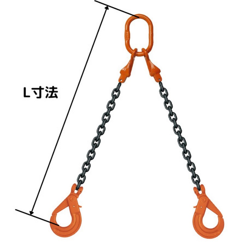 S-WP2R 6×2M スリングチェーン ダブル(ピンタイプ) pewag 荷重1.8t  1組