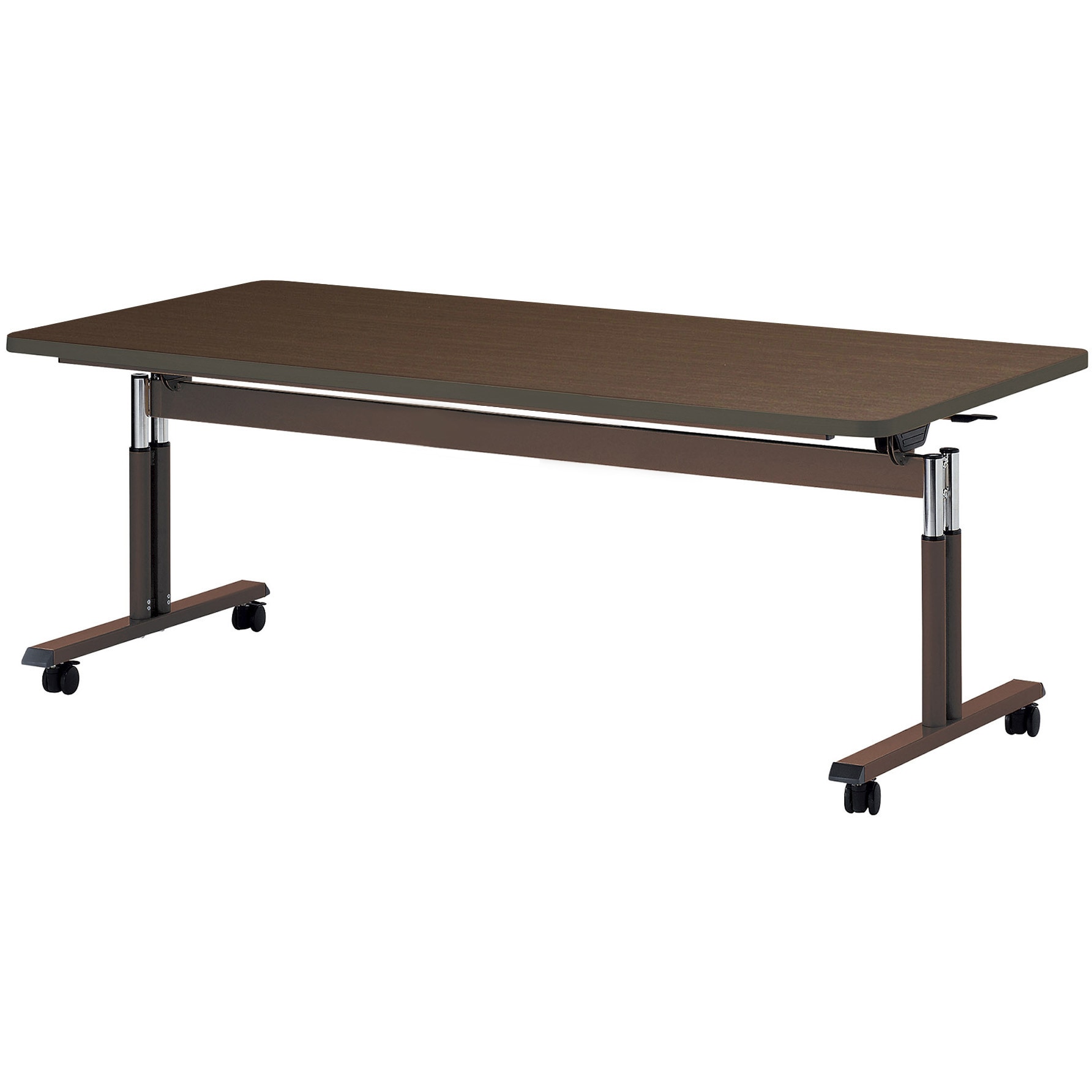 MFIT-1875EB-BR 介護・福祉テーブル ニシキ工業 幅1800mm奥行750mm高さ660～800mm  MFIT-1875EB-BR