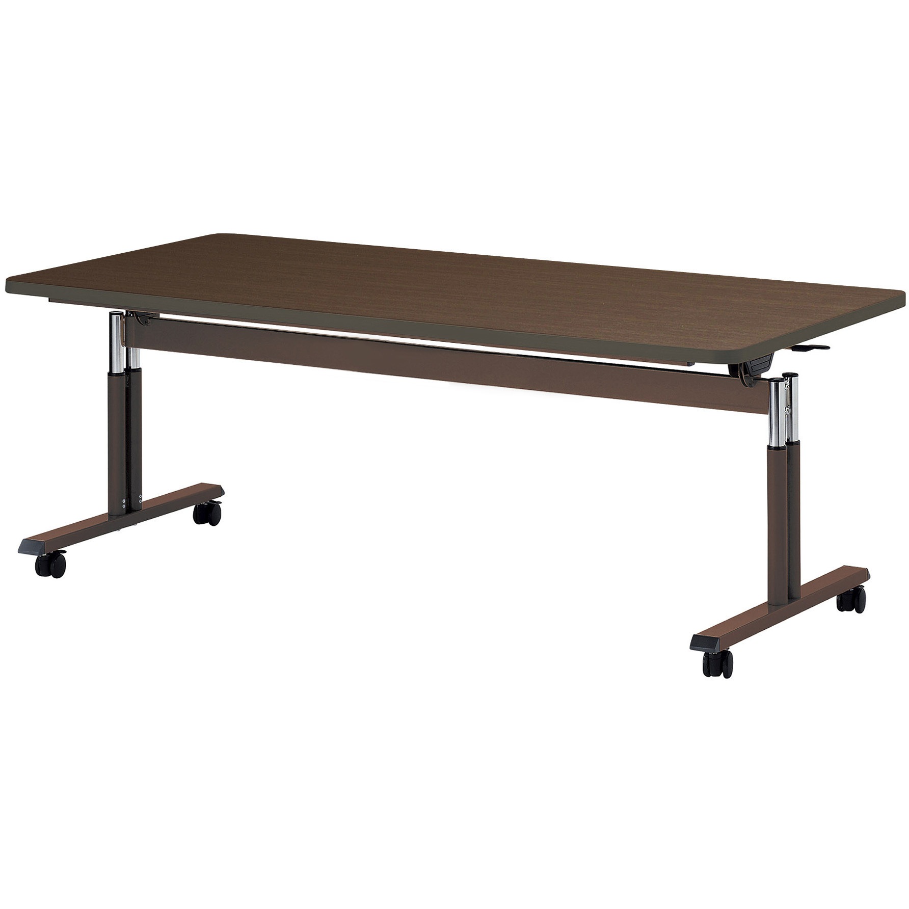 MFIT-1890EB-BR 介護・福祉テーブル ニシキ工業 幅1800mm奥行900mm高さ660～800mm  MFIT-1890EB-BR