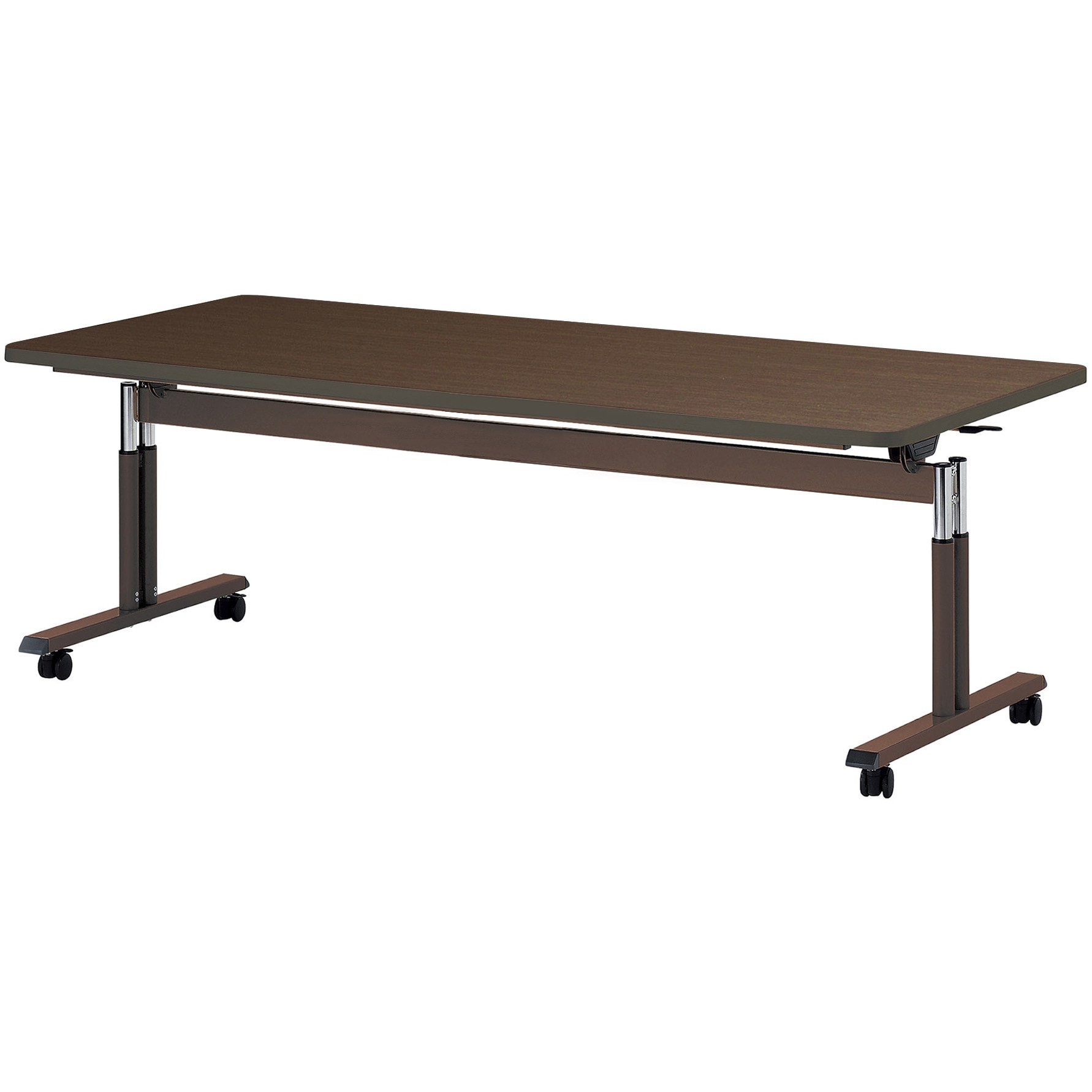 MFIT-2175S-BR 介護・福祉テーブル ニシキ工業 幅2100mm奥行750mm高さ660～800mm  MFIT-2175S-BR