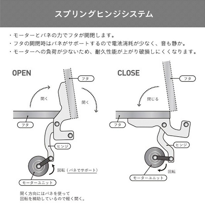 EK9378MMT-45L EKO センサー開閉ゴミ箱 デラックスミラージュT