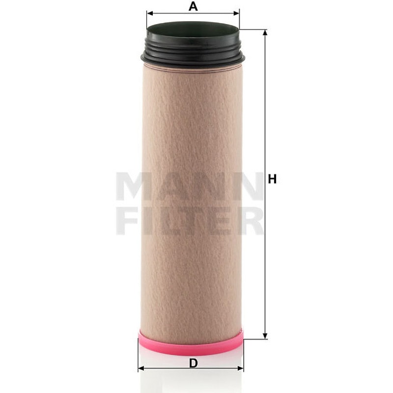 CF1640 輸入車用二次エアフィルター 1個 MANN-FILTER 【通販モノタロウ】