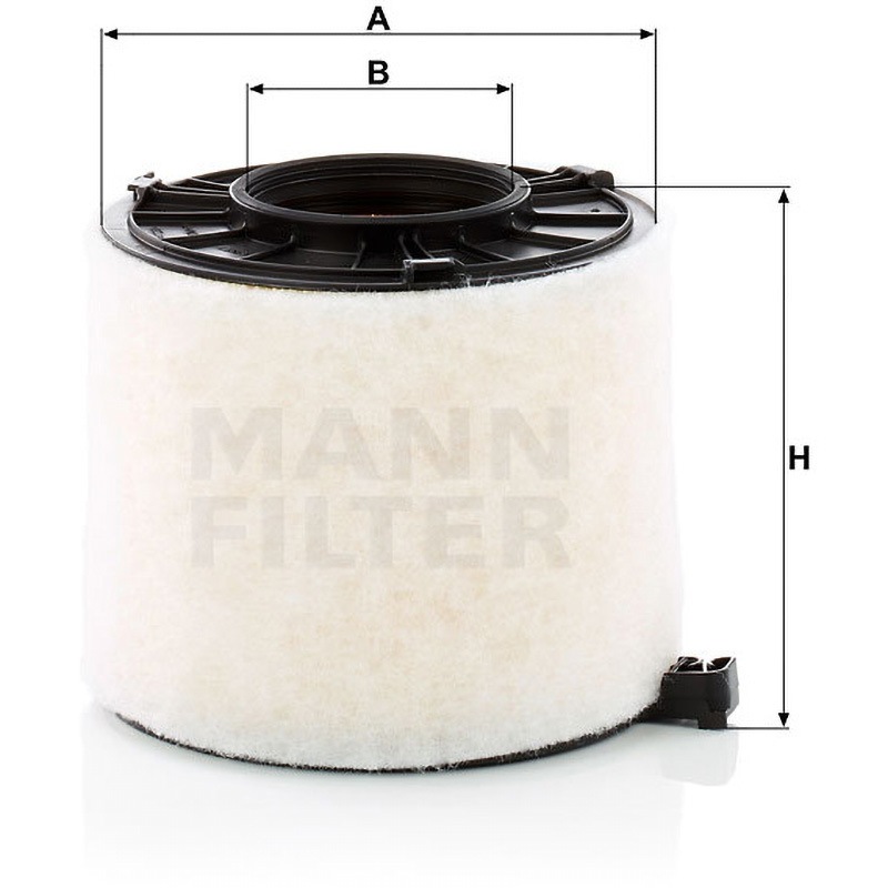 C17011 輸入車用エアフィルター 1個 MANN-FILTER 【通販モノタロウ】