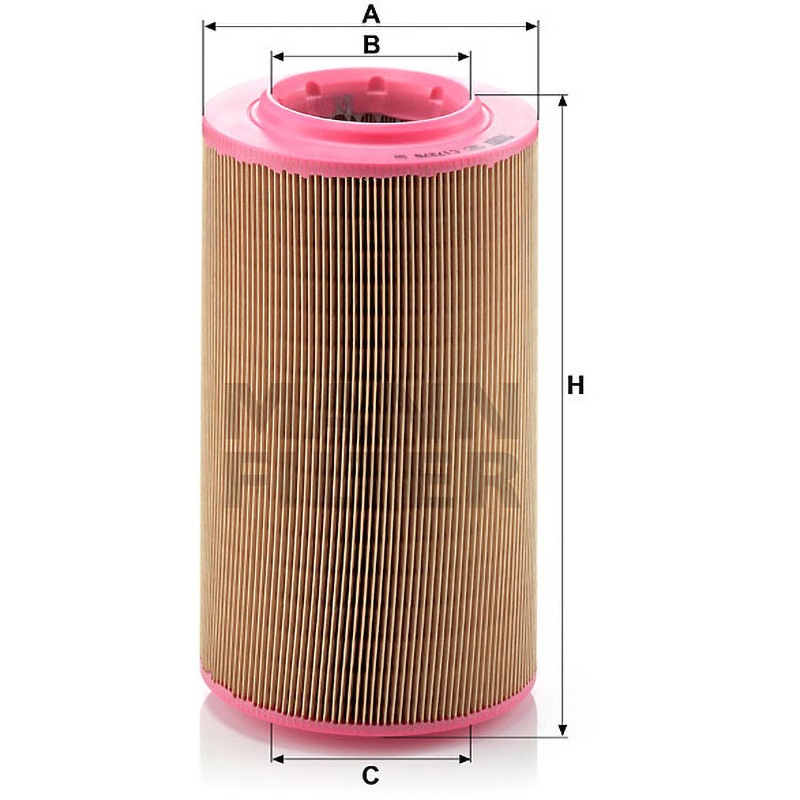 C17278 輸入車用エアフィルター 1個 MANN-FILTER 【通販モノタロウ】
