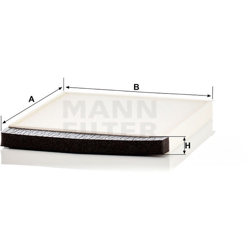 CU2855 輸入車用キャビンフィルター 1個 MANN-FILTER 【通販モノタロウ】