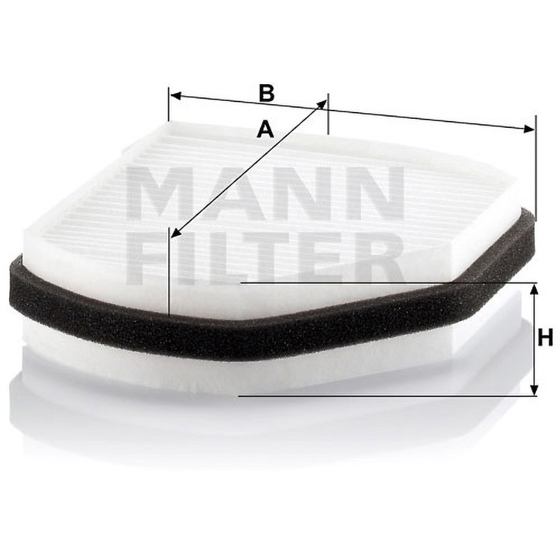 CU2897 輸入車用キャビンフィルター 1個 MANN-FILTER 【通販モノタロウ】