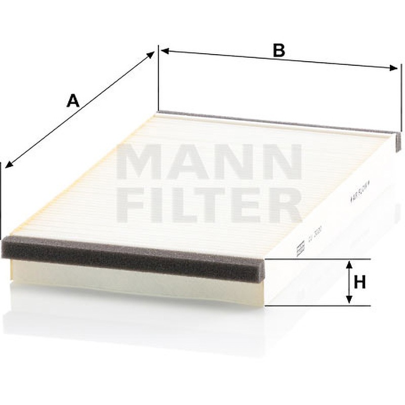 CU3020 輸入車用キャビンフィルター 1個 MANN-FILTER 【通販モノタロウ】