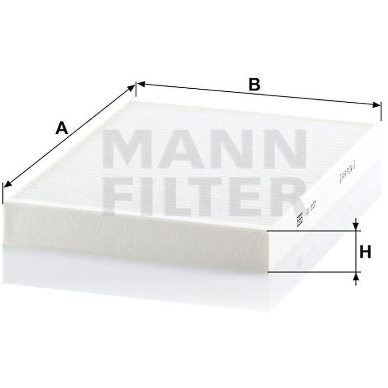 CU3037 輸入車用キャビンフィルター 1個 MANN-FILTER 【通販モノタロウ】