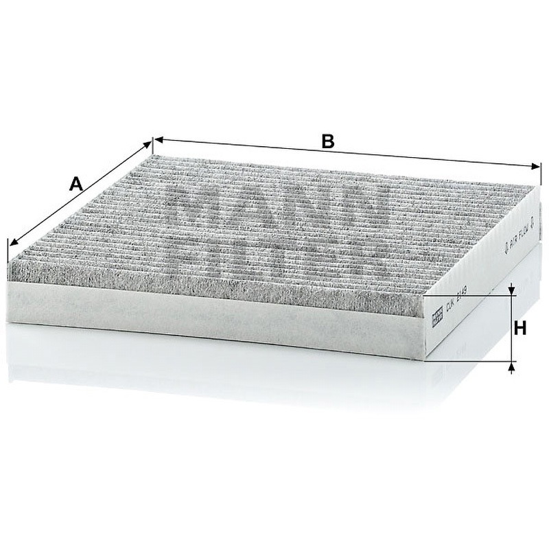 CUK2149 輸入車用キャビンフィルター 1個 MANN-FILTER 【通販モノタロウ】