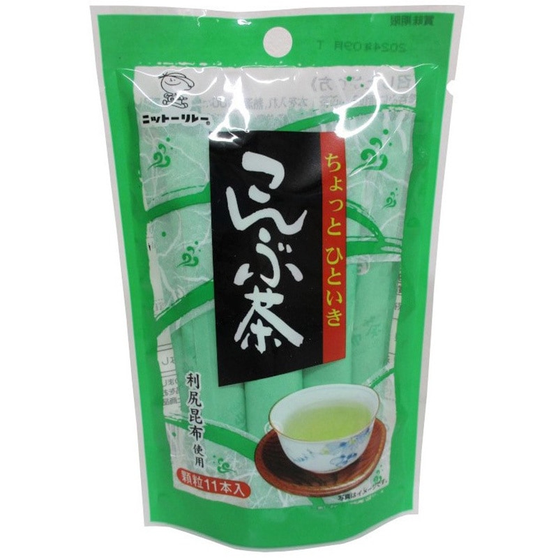顆粒こんぶ茶2g×11 1ケース(11本×144個) ニットーリレー 【通販モノタロウ】